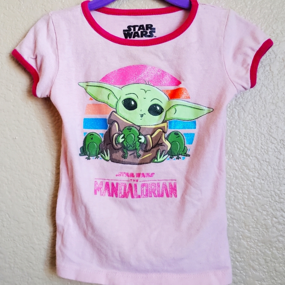 Grogu Baby Yoda Girls T-shirt 2T